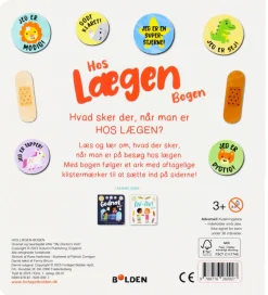 Forlaget Bolden Billedbog - Hos Lægen Bogen - 36 Klistermærker
