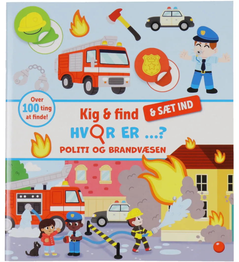 Forlaget Bolden Bog - Kig og find og sæt ind: Hvor er POLITI OG