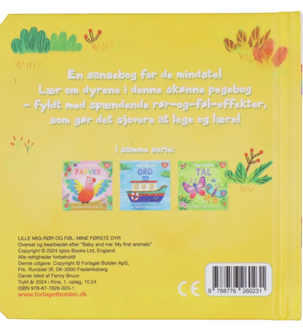 Forlaget Bolden Bog - Lille Mig: Mine første dyr
