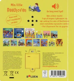 Forlaget Bolden Bog m. Lyd - Min Lille Bog med Beethoven