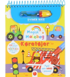 Forlaget Bolden Magisk Malebog - Køretøjer