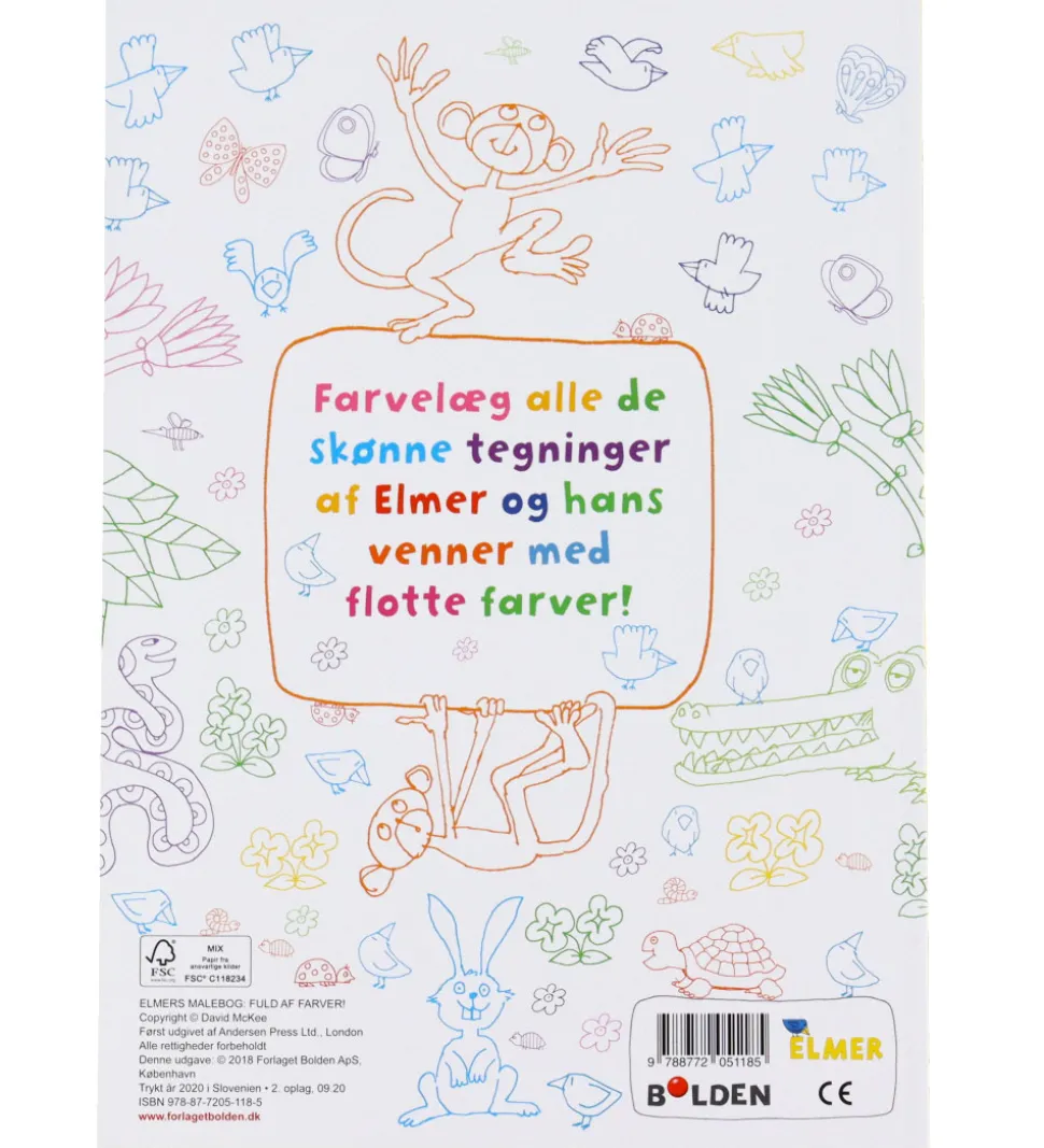 Forlaget Bolden Malebog - Elmers Malebog