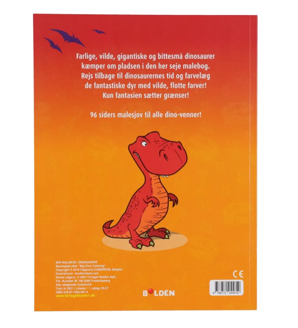 Forlaget Bolden Malebog - Dinosaurer