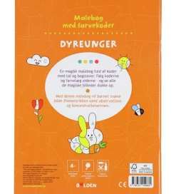Forlaget Bolden Malebog m. Farvekoder - Dyreunger