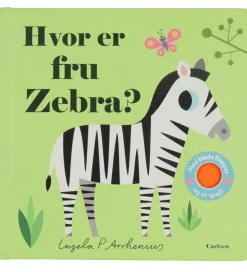 Forlaget Carlsen Billedbog m. Flapper - Hvor Er Fru Zebra?