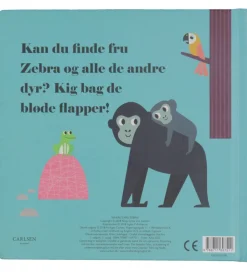 Forlaget Carlsen Billedbog m. Flapper - Hvor Er Fru Zebra?