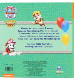 Forlaget Carlsen Bog - Paw Patrol - Vovserne Redder Dinofødselsd