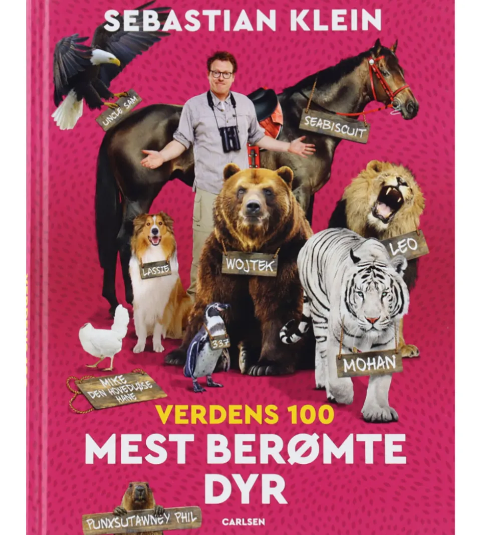 Forlaget Carlsen Bog - Verdens 100 Mest Berømte Dyr - DA
