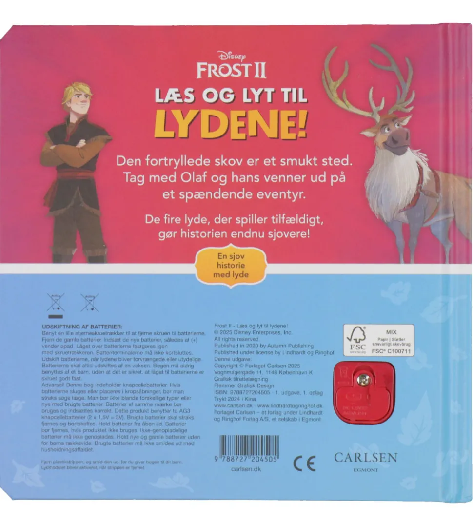 Forlaget Carlsen Bog m. Lyd - Frost 2 - Læs Og Lyt Til Lydene