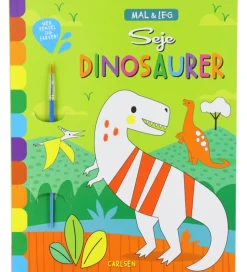 Forlaget Carlsen Malebog - Mal og Leg - Seje Dinosaurer