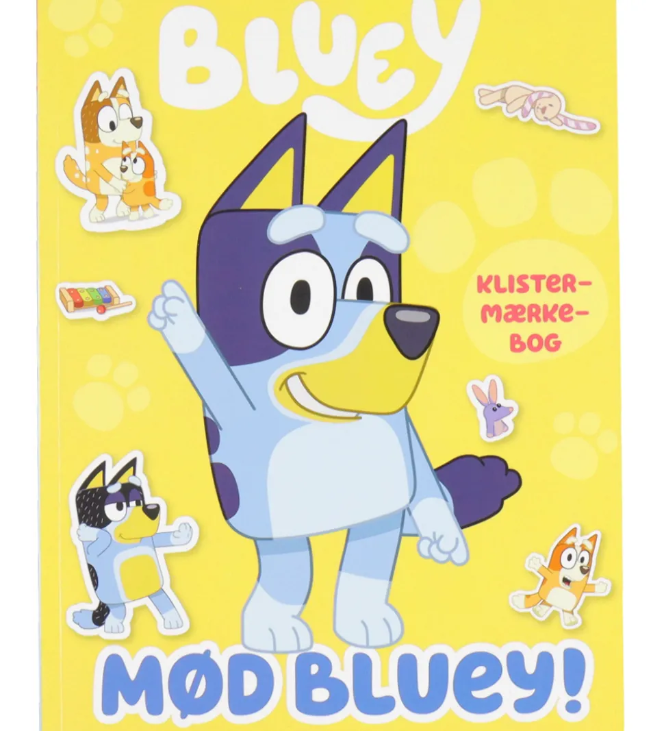 Forlaget Gyldendal Klistermærkebog - Bluey - Mød Bluey