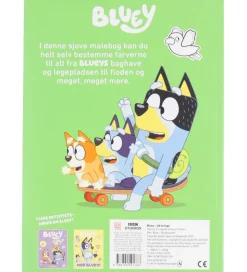 Forlaget Gyldendal Malebog - Bluey - Ud At Lege