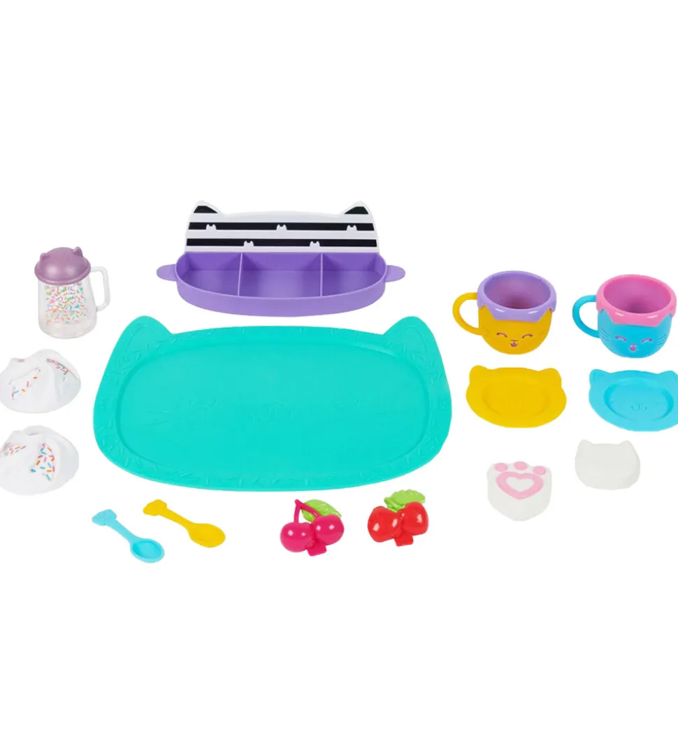 Gabby's Dollhouse Sæt - 15 Dele - Sprinkle Party Sweet Treat Set