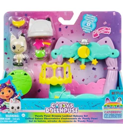 Gabby's Dollhouse Sæt - 8 Dele - Balcony Set - Pandy