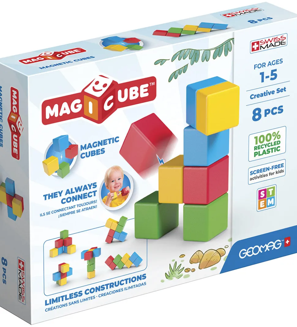 Geomag Magnetsæt - Magicube Creative Set - 8 Dele