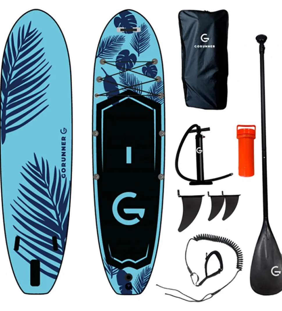 GoRunner Supboard - 320x84 cm - Flower - Blå