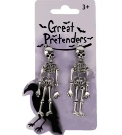 Great Pretenders Øreclips - Spooke Scary Skeleton