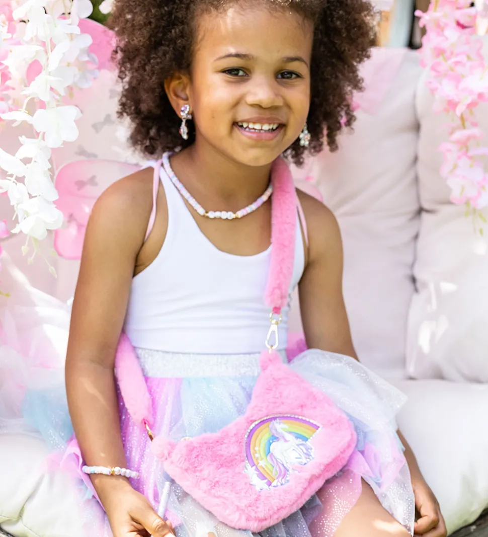 Great Pretenders Skuldertaske - Rainbow Cuddle - Pink