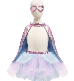 Great Pretenders Udklædning - Super-Duper - Metallic Pink/Light