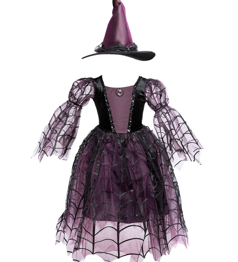 Great Pretenders Udklædning - Heks - Sort/Lilla