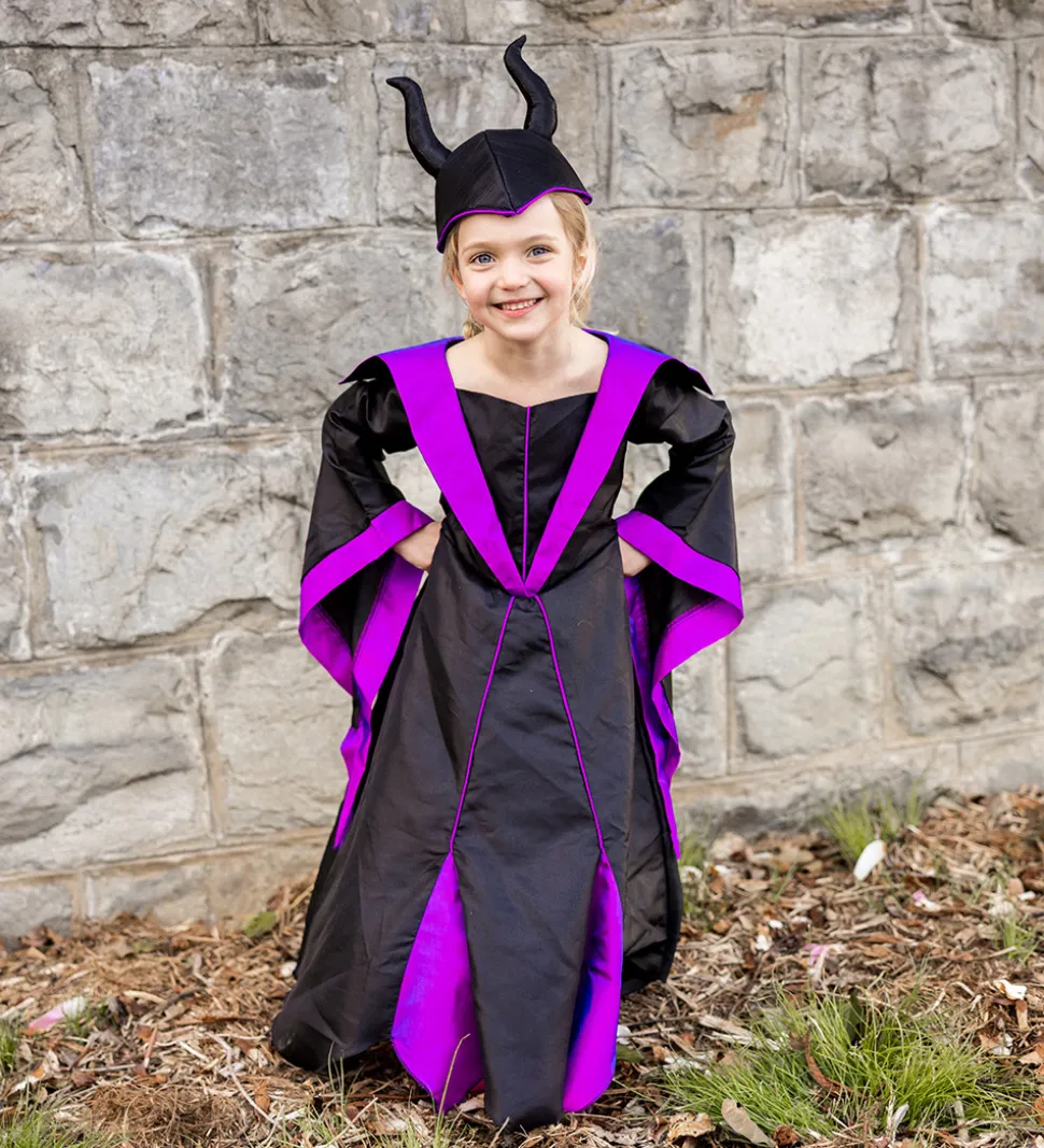 Great Pretenders Udklædning - Skurk Prinsessekjole m. Hat - Sort