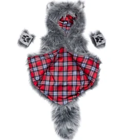 Great Pretenders Udklædning - Big Bad Wolf - Grå