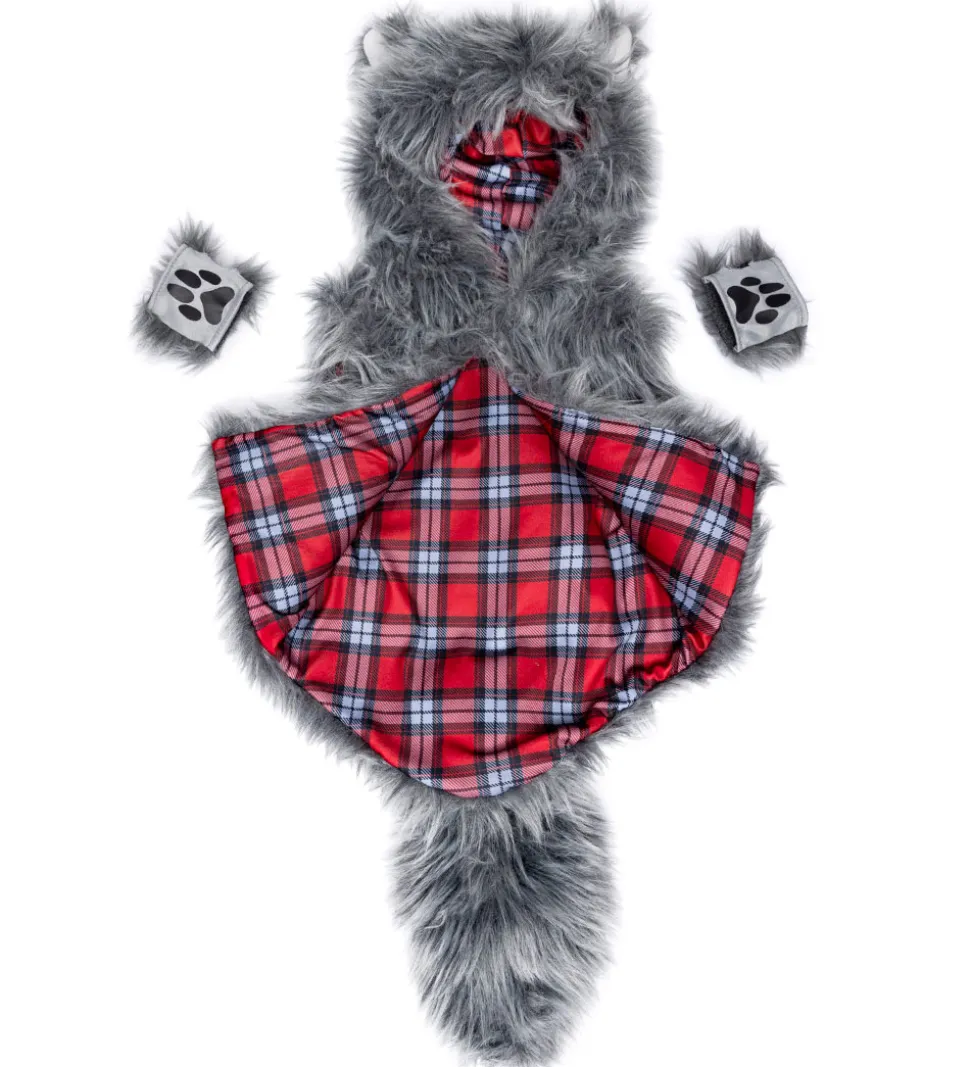 Great Pretenders Udklædning - Big Bad Wolf - Grå