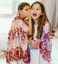 Great Pretenders Udklædning - The 5th Avenue Pink Pailette Cape