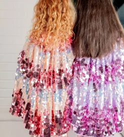 Great Pretenders Udklædning - The 5th Avenue Pink Pailette Cape