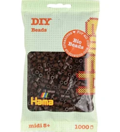 Hama Bio Midi Perler - 1000 stk. - 12 Brun