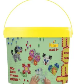 Hama Maxi Perler - 3000 stk. + 4 plader - Multifarvet