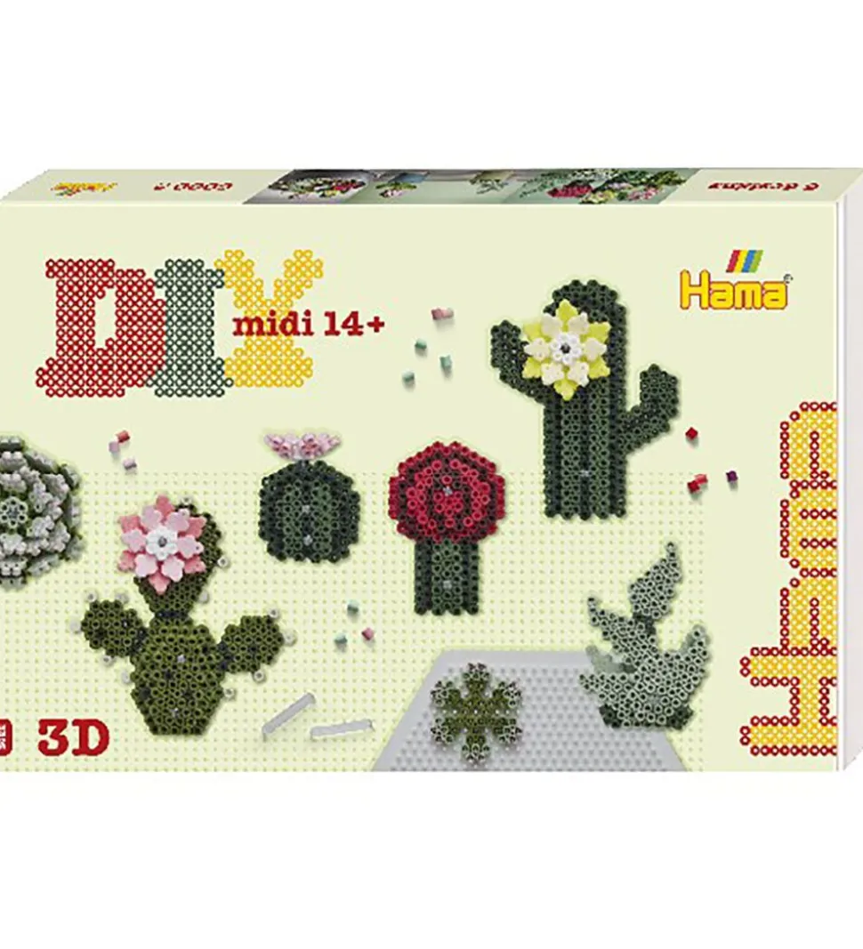 Hama Midi Art - 6000 stk. - Sukkulenter