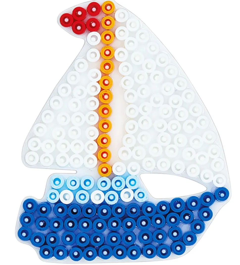 Hama Midi Perleplade - Sejlbåd