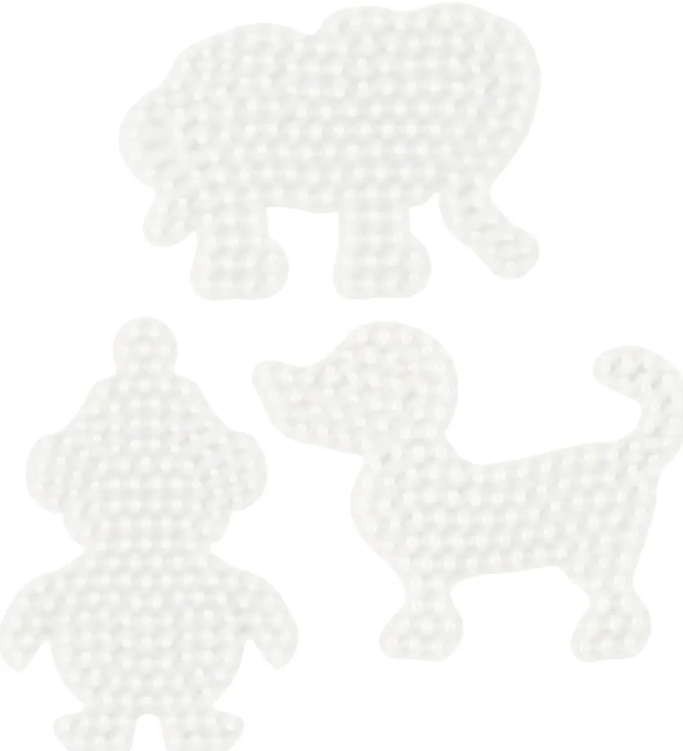 Hama Midi Perleplader - 3-pak - Hund, Elefant & Pingvin