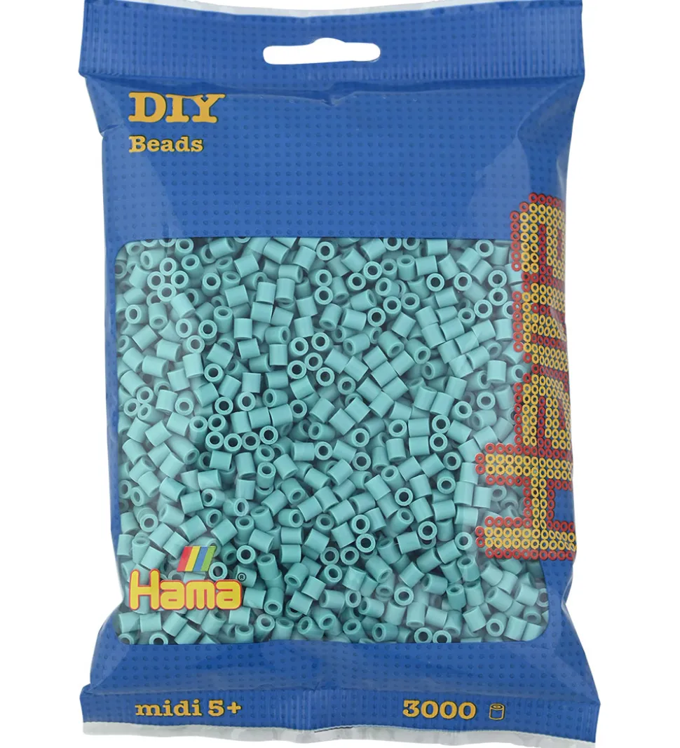 Hama Midi Perler - 3000 stk. - 113 Aqua