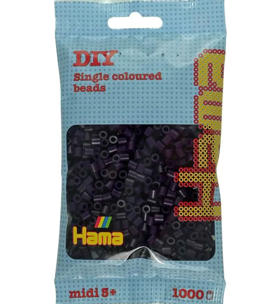 Hama Midi Perler - 1000 stk. - 108 Aubergine