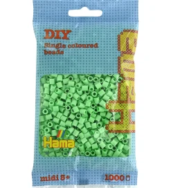 Hama Midi Perler - 1000 stk. - 115 Klar Grøn