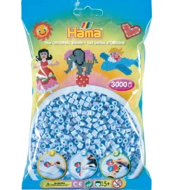 Hama Midi Perler - 3000 stk. - 97 Pastel Isblå