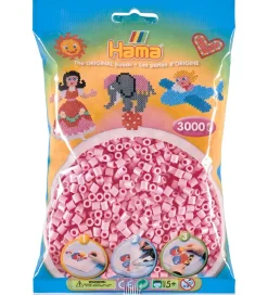 Hama Midi Perler - 3000 stk. - 95 Pastel Rosa