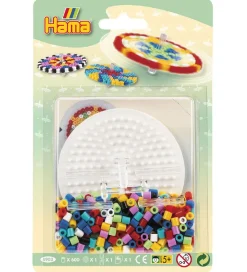 Hama Midi Perlesæt - Snurretop - 600 stk. - Multifarvet