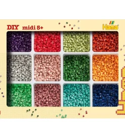 Hama Midi Perlesæt m. Opbevaring - 9600 stk.
