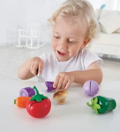 Hape Legemad - 8 Dele - Grøntsager Fra Haven