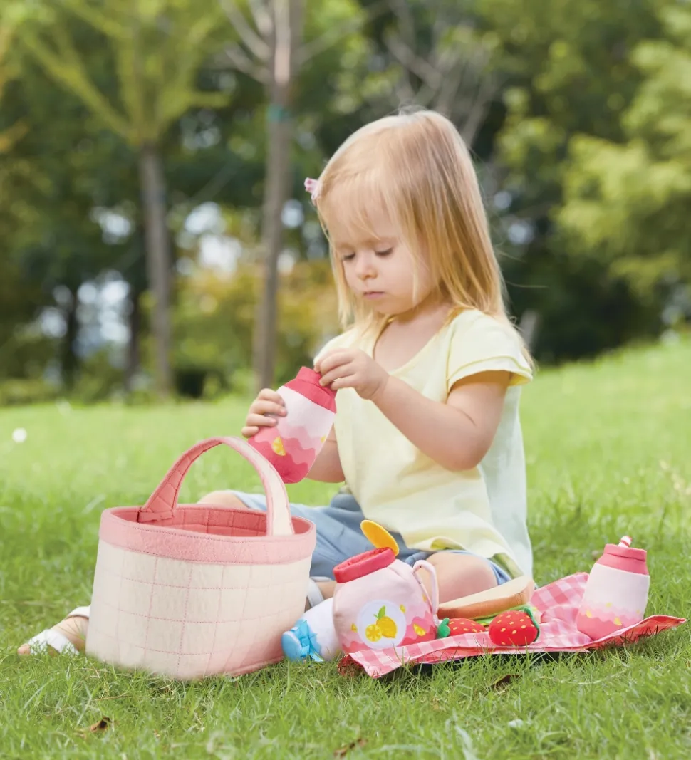 Hape Legemad - 12 dele - Picnic Kurv