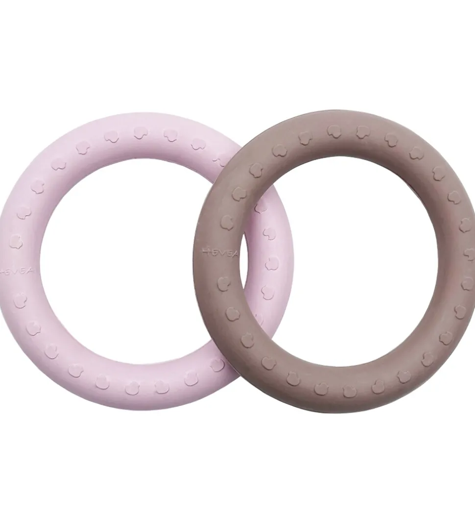 Hevea Bideringe - 2-pak - Powder Pink & Tan Beige