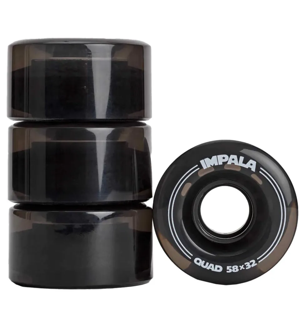 Impala Hjul - 4-pak - 58 mm - Sort
