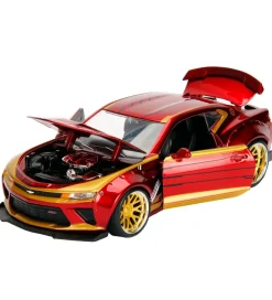 Jada Bil m. Figur - Marvel Avengers - Iron Man & 2016 Chevy Cama