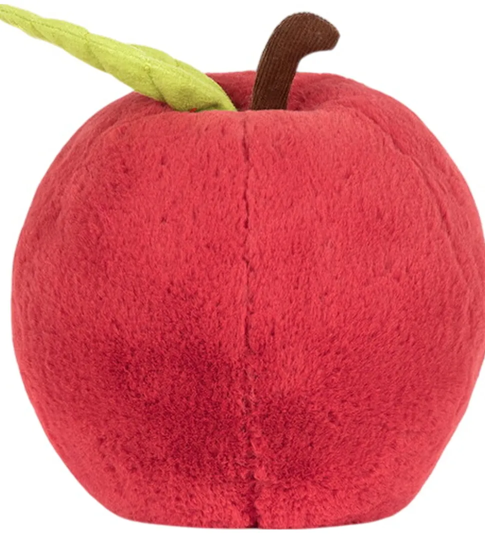 Jellycat Bamse - 16x14 cm - Amuseables Apple - Rød