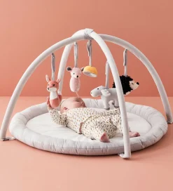 Kids Concept Aktivitetstæppe - Edvin - Grå m. Dyr