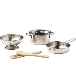 Kids Concept Køkkensæt - 7 Dele - Metal/Træ