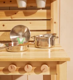 Kids Concept Køkkensæt - 7 Dele - Metal/Træ